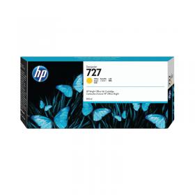 HP 727 DesignJet Ink Cartridge 300-ml Yellow F9J78A HPF9J78A