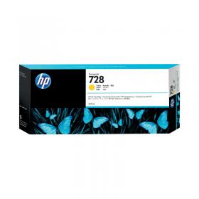 HP 728 Original Ink Cartridge 300-ml Yellow F9K15A HPF9K15A