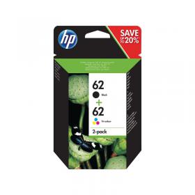 HP 62 Original Ink Cartridge 44.5-ml BlackTri-color N9J71AE HPN9J71AE