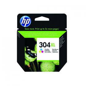 HP 304XL Ink Cartridge High Yield Tri-colour N9K07AE#BGX HPN9K07AE