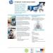 HP Bright White Inkjet Paper 841mm x45.7m (Quality 90 gsm paper reduces amount of smear) Q1444A HPQ1444A