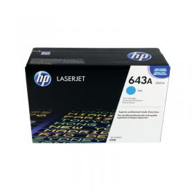 HP 643A LaserJet Toner Cartridge Cyan Q5951A HPQ5951A