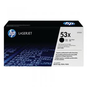 HP 53X Original LaserJet Toner Cartridge High Yield Black Q7553X HPQ7553X