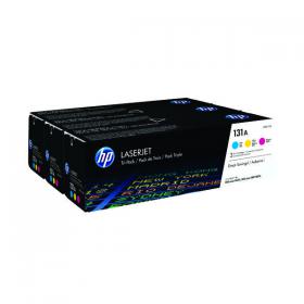 HP 131A Cyan/Magenta/Yellow Laserjet Toner Cartridges (Pack of 3) CF213A HPU0SL1AM