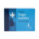 Reliance Medical Finger Buddies Standard Blue Pack of 10 495 HS88495