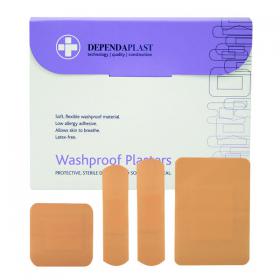 Reliance Medical Dependaplast Washproof Plasters (Pack of 100) 536 HS88536