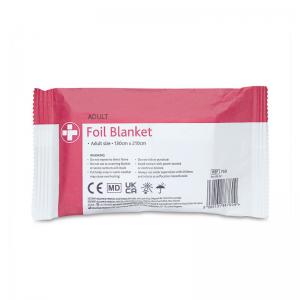 Reliance Medical Foil Blanket 130cm x 210cm Pack of 10 760 HS88760