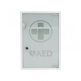 Mediana AED Metal Wall Cabinet with Glass Door and Alarm Lockable Large 300x145x460mm 3098 HS99719