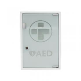 Mediana AED Metal Wall Cabinet with Glass Door and Alarm Lockable Large 300x145x460mm 3098 HS99719