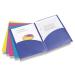 Rapesco Assorted Bright A4 Twin ID Files (Pack of 5) 0788