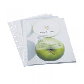 Rapesco Eco Punched Pockets A4 Clear (Pack of 100) 1104 HT00230