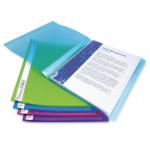 Rapesco Flexi Display Book 10 Pocket A4 Assorted (Pack of 10) 0915 HT00534