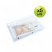 Rapesco Eco Recycled Popper Wallet A5 Clear (Pack of 5) 1588 HT01716