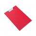 Rapesco Foldover Clipboard Foolscap Red VFDCB0R3 HT03074