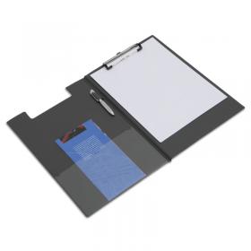 Rapesco Foldover Clipboard Foolscap Black VFDCB0L3 HT03078