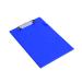 Rapesco Standard Clipboard PVC Foolscap Blue VSTCBOL3
