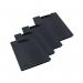 Rapesco Germ-Savvy Antibacterial Clipboard A4 Black (Pack of 4) 1641 HT05076