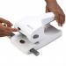 Rapesco Zero-65 Heavy Duty Hole Punch Capacity 65 Sheets White 1383 HT12675
