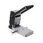 The image shows the Rapesco Extra High Capacity Heavy Duty Punch, capable of punching through 300 sheets with ease. Its sleek design and sturdy build make it a reliable choice for any heavy-duty punching needs. The HT14024 model is a top-of-the-line option from Rapescos range of hole punches.