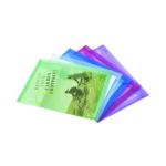 Rapesco Eco Popper Wallet A4 + Assorted (Pack of 5) 1039 HT15175