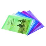 Rapesco Eco PP Popper Wallet A3 Assorted (Pack of 5) 1041 HT15181
