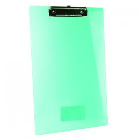 Rapesco Clipboard Frosted Transparent Assorted SSHPPCBAS HT15198