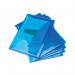 Rapesco Popper Wallet Foolscap Blue (Pack of 5) 0693 HT17014