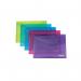 Rapesco Popper Wallet Foolscap Assorted (Pack of 5) 0688 HT17015