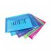 A photo of Rapesco Popper Wallets and Zip Files would show a colorful array of A5 sized wallets, neatly organized and held shut by secure poppers. Ideal for storing and transporting important documents.