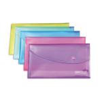 Rapesco Popper Wallet A5 Assorted (Pack of 5) 0689 HT17016