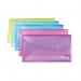 Rapesco Popper Wallet DL Assorted (Pack of 5) 0690 HT17017