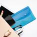 Rapesco Eco Recycled Popper Wallet DL Assorted Bright Transparent (Pack of 5) 0690 HT17017