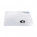 This photo shows a pack of Rapesco Box Files, specifically their Rigid Wallet Box File in clear, designed to hold A4 sized documents and measuring 40mm in width. The file features the Rapesco logo and has a sturdy construction for keeping papers organized and secure.