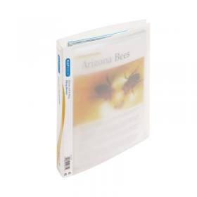 Rapesco 25mm 2 Ring Binder A4 Clear Pack of 10 0715 HT17090