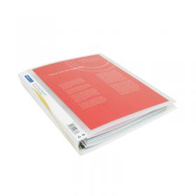 Rapesco Presentation Four-Ring Binder 25mm A4 Clear (Pack of 10) 0717 HT17092