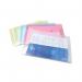 Rapesco Popper Wallet Foolscap Assorted Pastel (Pack of 5) 0696 HT18505