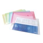 Rapesco Popper Wallet Foolscap Assorted Pastel (Pack of 5) 0696 HT18505