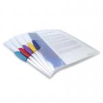The image shows five A4-sized Rapesco Clip Files and Rapesco Pivot Clip Files in assorted colors. The folders have a sleek design and are perfect for organizing and storing important documents. The clips function smoothly and securely, making these files a convenient and reliable choice for any office or home.