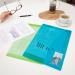 Rapesco Eco Recycled ID Popper Wallet Assorted Bright A4 Transparent (Pack of 5) 0700 HT51702