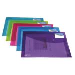 Rapesco ID Popper Wallet Translucent Assorted (Pack of 5) 0700 HT51702