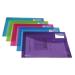 Rapesco ID Popper Wallet Translucent Assorted (Pack of 5) 0700