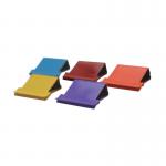 The photo shows a pack of 150 multicoloured Supaclip refill clips by Rapesco. Each clip is shaped like a small arrow and can hold up to 40 sheets of paper at a time. This convenient pack is perfect for keeping documents organized and secured.