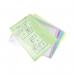 Rapesco Popper Wallet A3 Pastel Assorted (Pack of 5) 0697 HT85051