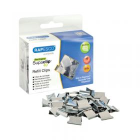 Rapesco Supaclip 40 Refill Clips Stainless Steel (Pack of 200) CP20040S HTCP200