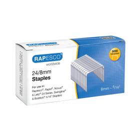 Rapesco 24/8mm Staples (5000 Pack) S24802Z3 HTST108