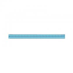 Helix Shatterproof Ruler Gridded 45cm18inch Blue Pack of 10 HX22847