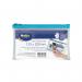 Helix Clear Pencil Case 200x125mm Assorted (Pack of 12) M77040 HX27069