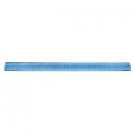 Helix Shatter Resistant Ruler Gridded 45cm Blue (Pack of 10) L28040 HX28040