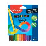 Maped Colorpeps Infinity Colouring Pencils (Pack of 12) 861600 HX61600