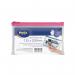 Helix 8x5 Inches PVC Pencil Case Clear (Pack of 12) X27069 HX70692